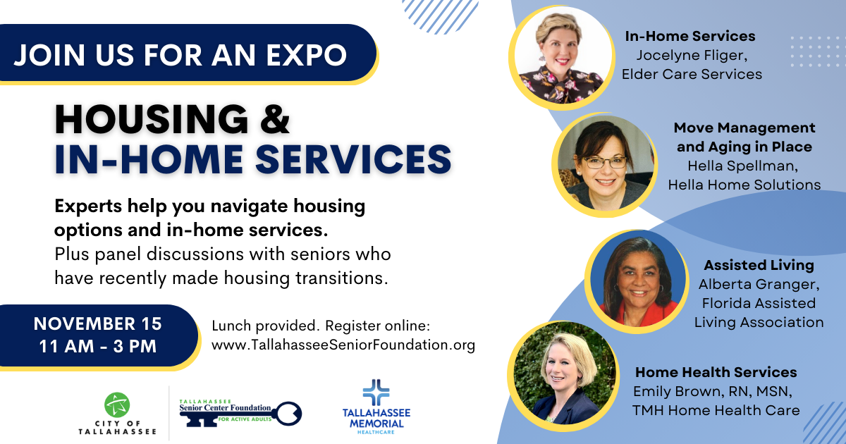 Housing In Home Services Expo Tallahassee Senior Center Foundation